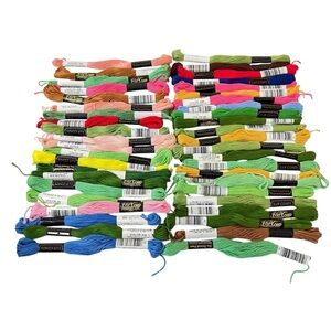 J&P Coats Embroidery Floss Lot of 44 New